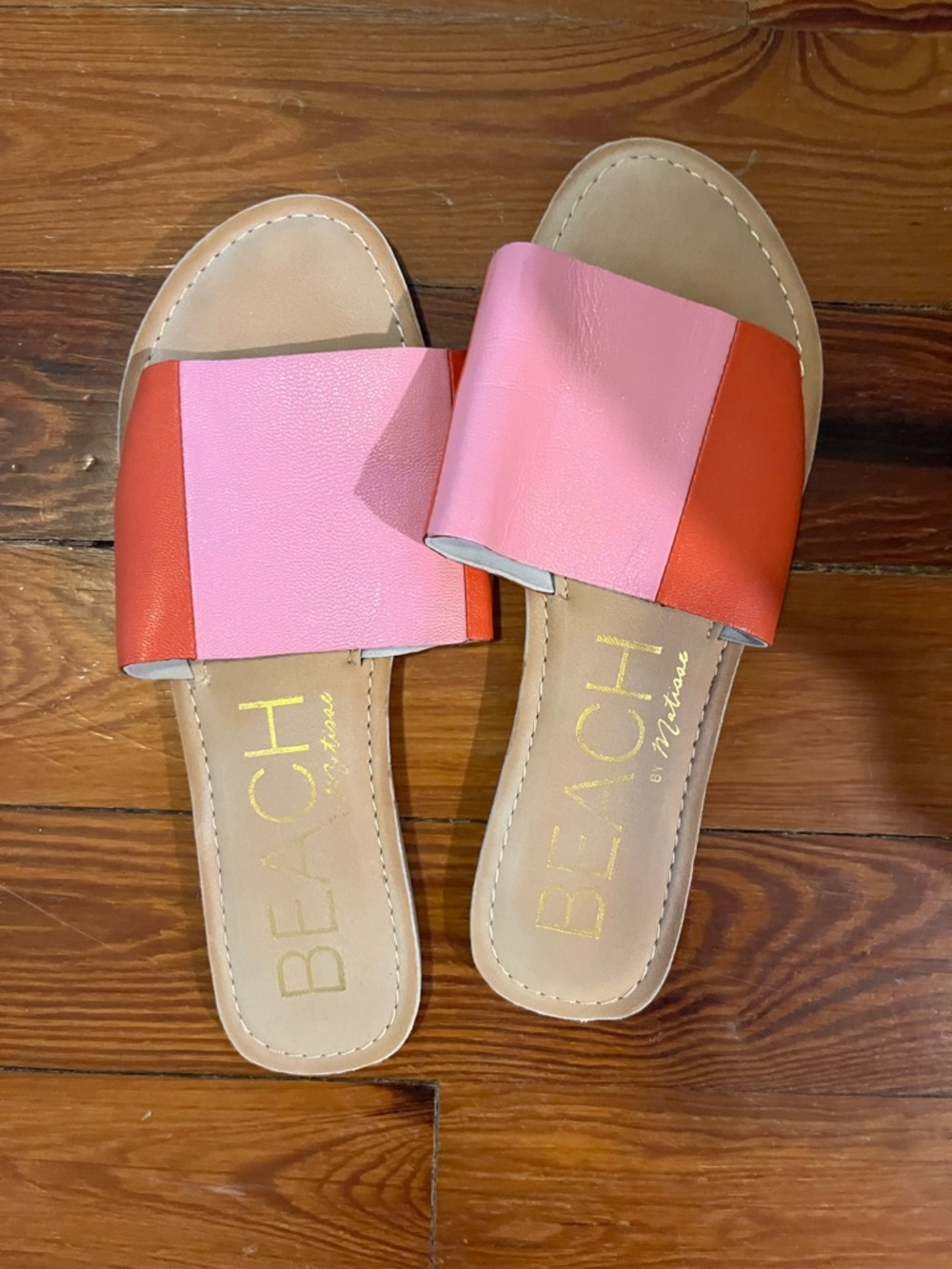 Pink & Coral Slide Sandals 🪸🐡